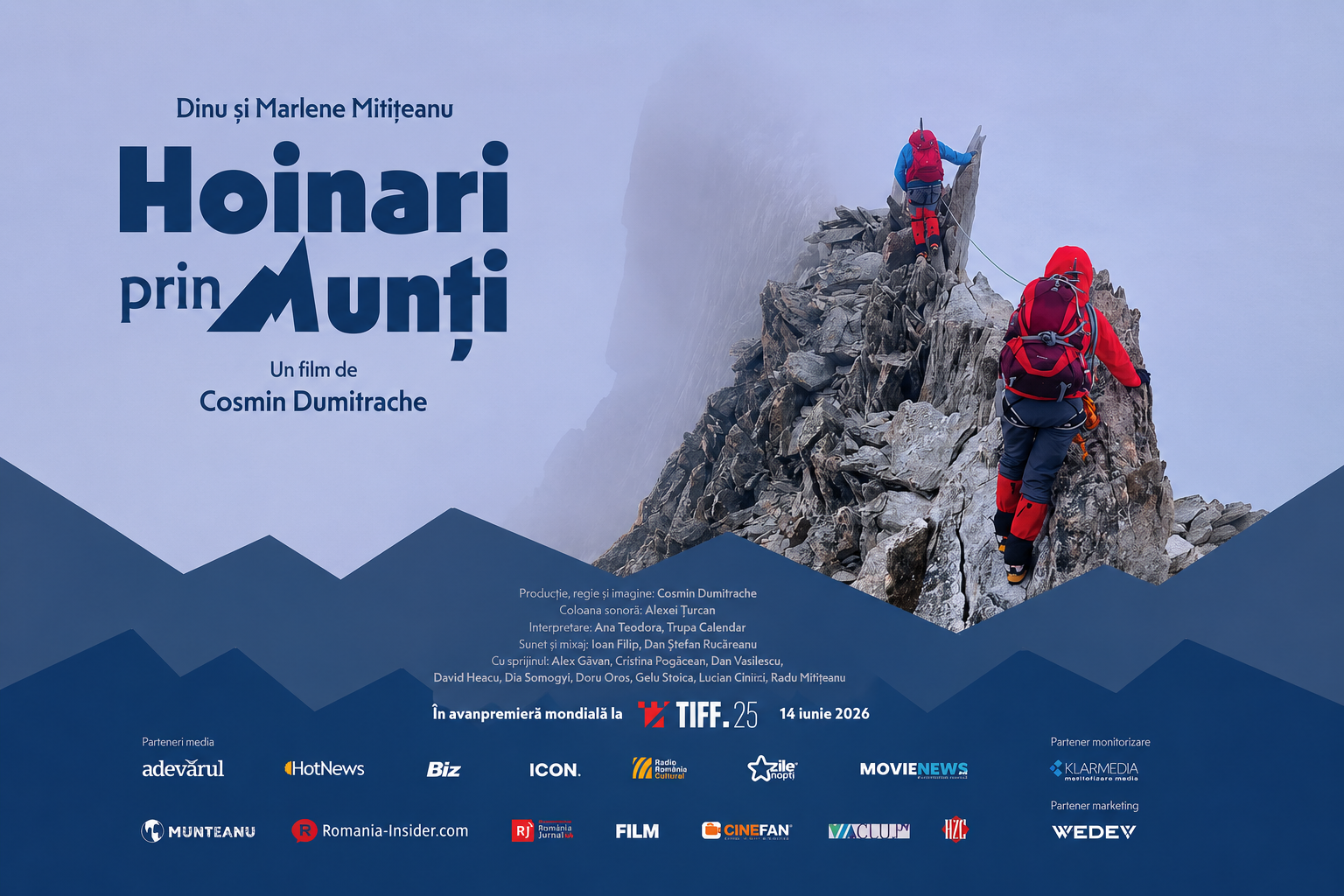 „Hoinari prin munți” – filmul care te invită să descoperi muntele